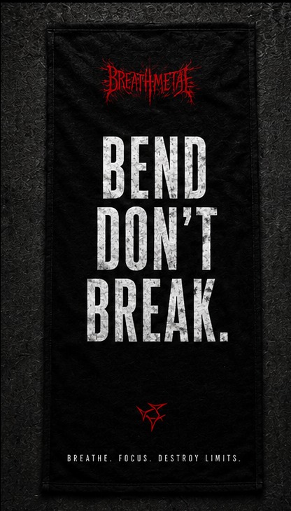 Bend Don't Break Yoga Towel