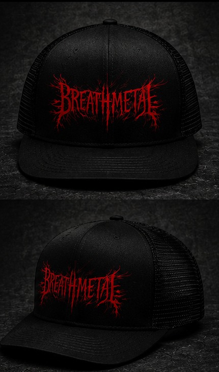 Breath Metal Trucker Hat
